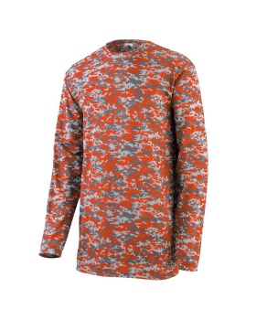 'Augusta 2789 Youth Digi Camo Wicking Long Sleeve T-Shirt'