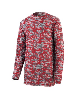 'Augusta 2789 Youth Digi Camo Wicking Long Sleeve T-Shirt'