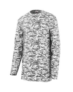 'Augusta 2789 Youth Digi Camo Wicking Long Sleeve T-Shirt'