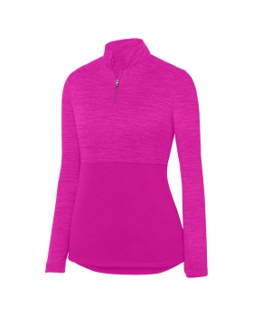 'Augusta 2909 Ladies Shadow Tonal Heather 1/4 Zip Pullover'