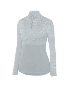 'Augusta 2909 Ladies Shadow Tonal Heather 1/4 Zip Pullover'