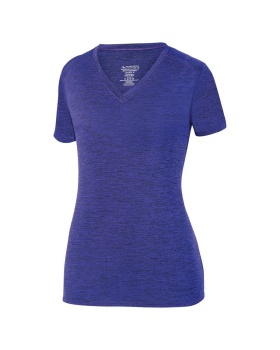 'Augusta 2952 Ladies' Intensify Black Heather Training Tee'