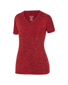 'Augusta 2952 Ladies' Intensify Black Heather Training Tee'