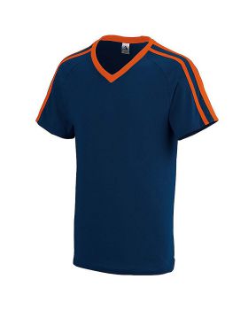 'Augusta 364-C Youth Get Rowdy Shoulder Stripe Tee'