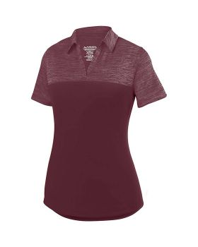 'Augusta 5413 Ladies Shadow Tonal Heather Polo'