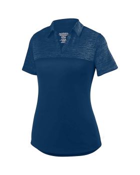 'Augusta 5413 Ladies Shadow Tonal Heather Polo'