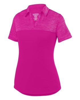 'Augusta 5413 Ladies Shadow Tonal Heather Polo'