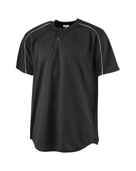 Augusta 585 Men's Wicking Two-Button Baseball Jersey