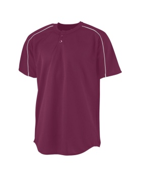 'Augusta 585 Men's Wicking Two-Button Baseball Jersey'
