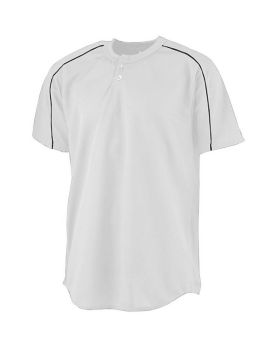 'Augusta 585 Men's Wicking Two-Button Baseball Jersey'