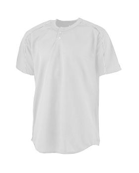 'Augusta 585 Men's Wicking Two-Button Baseball Jersey'