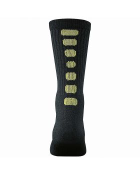 'Augusta 6091 Intermediate Color Block Crew Sock'