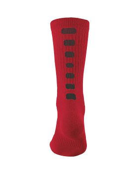 'Augusta 6091 Intermediate Color Block Crew Sock'