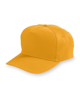 Augusta 6207 Youth Five-Panel Cotton Twill Cap