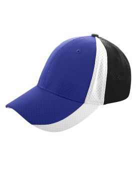 'Augusta 6247 Sport Flex Three-Color Athletic Mesh Cap'