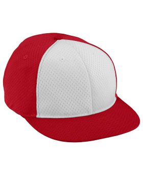 'Augusta 6256 Youth Athletic Mesh Flat Bill Cap'