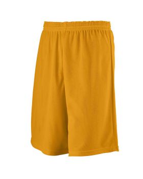 'Augusta 738 Longer Length Mini Mesh League Short'