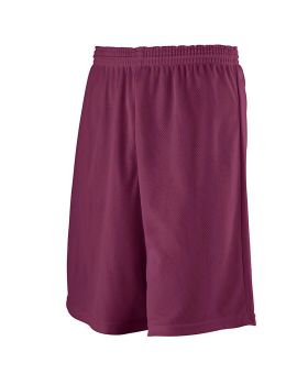 'Augusta 738 Longer Length Mini Mesh League Short'