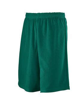 'Augusta 739 Youth Longer Length Mini Mesh League Short'