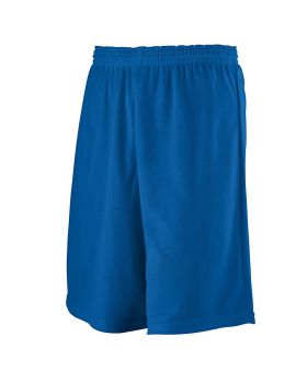 'Augusta 739 Youth Longer Length Mini Mesh League Short'