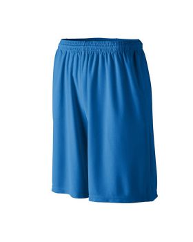 'Augusta 814 Youth Longer Length Wicking Short W/ Pockets'