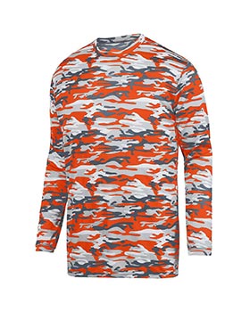 'Augusta 1808 Youth Mod Camo Long Sleeve Wicking Tee'
