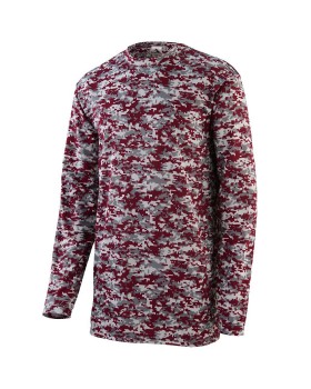 'Augusta 2789 Youth Digi Camo Wicking Long Sleeve T-Shirt'