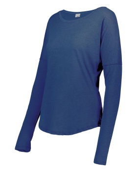 'Augusta Sportswear 3077 Ladies lux tri blend long sleeve shirt'