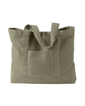 'Authentic Pigment 1904 Pigment-Dyed Large Canvas Tote'