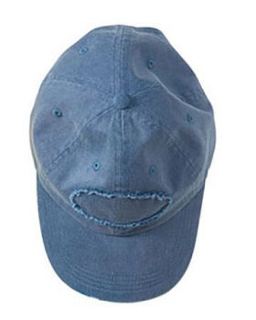 'Authentic Pigment 1917 Pigment Dyed Raw Edge Patch Baseball Cap'