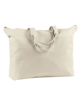 'BAGedge BE009 Canvas Zippered Book Tote'