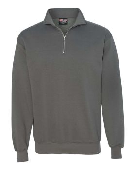 'Bayside 920 USA-Made Quarter-Zip Pullover Sweatshirt'