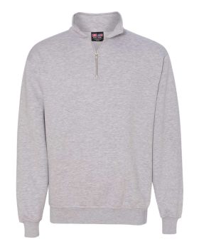 'Bayside 920 USA-Made Quarter-Zip Pullover Sweatshirt'