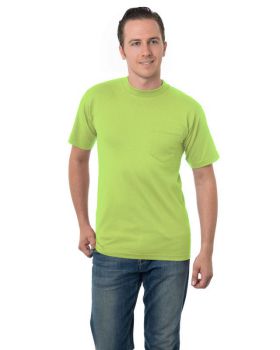 'Bayside BA3015 Adult Cotton Pocket T-Shirt'