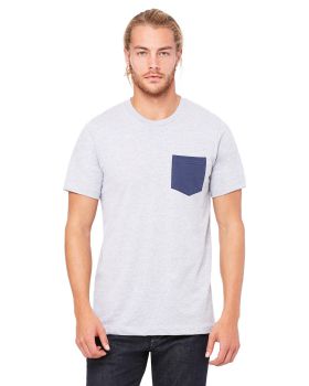 'Bella Canvas 3021 Men's Jersey Short-Sleeve Pocket T-Shirt'