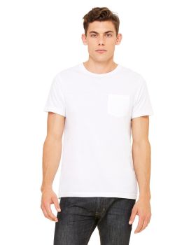 Bella Canvas 3021 Men's Jersey Short-Sleeve Pocket T-Shirt