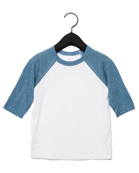 Bella Canvas 3200T Toddler 3/4-Sleeve Baseball T-Shirt