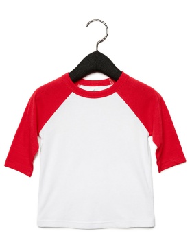 'Bella Canvas 3200T Toddler 3/4-Sleeve Baseball T-Shirt'