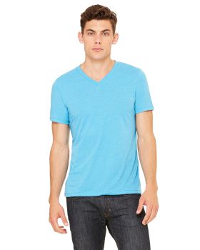 Bella Canvas 3415C Adult Triblend Short Sleeve V-Neck T-Shirt