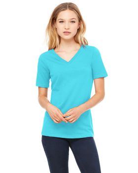 'Bella Canvas 6405 Ladies' Relaxed Jersey V Neck T Shirt'