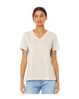 Bella Canvas 6415 Women's Relaxed Triblend Short Sleeve V Neck Tee