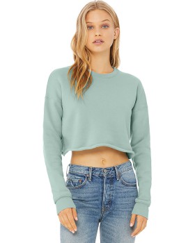 'Bella Canvas 7503 Women's Cropped Crew Fleece'