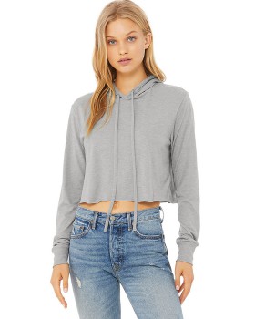 Bella Canvas 8512 Women's Cropped Long Sleeve Hoodie