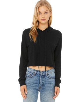 'Bella Canvas 8512 Women's Cropped Long Sleeve Hoodie'