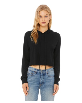 'Bella Canvas 8512 Women's Cropped Long Sleeve Hoodie'