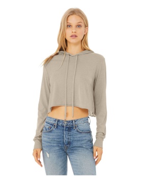 'Bella Canvas 8512 Women's Cropped Long Sleeve Hoodie'