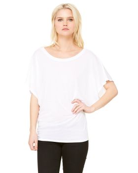 Bella Canvas 8821 Ladies' Flowy Draped Sleeve Dolman T-Shirt