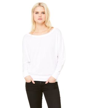 Bella Canvas 8850 Ladies' Flowy Long-Sleeve Off Shoulder T-Shirt