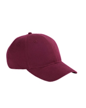 'Big Accessories BX002 6 Panel Brushed Twill Structured Cap'