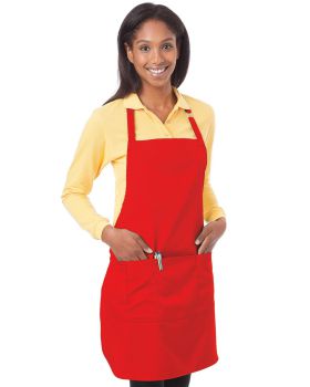 'BG1270 Scotchgard Treated Twill Bib Apron'